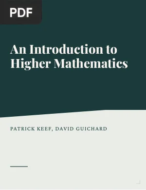 An Introduction to Higher Mathematics