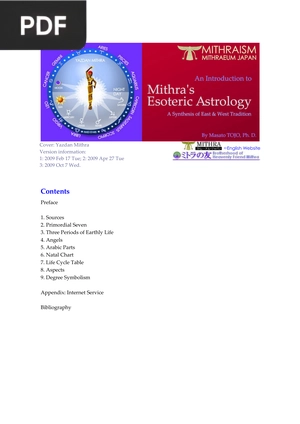 An introduction to Mithra's Esoteric Astrology