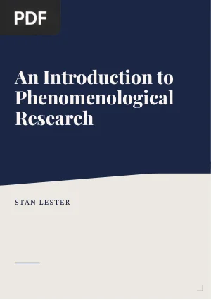 An Introduction to Phenomenological Research