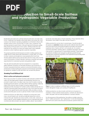 An Introduction to Small-Scale Soilless and Hydroponic Vegetable Production
