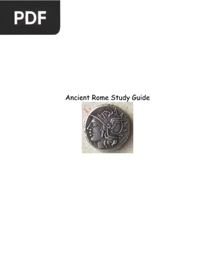 Ancient Rome Study Guide
