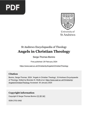 Angels in Christian Theology