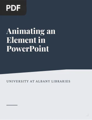 Animating an Element in PowerPoint