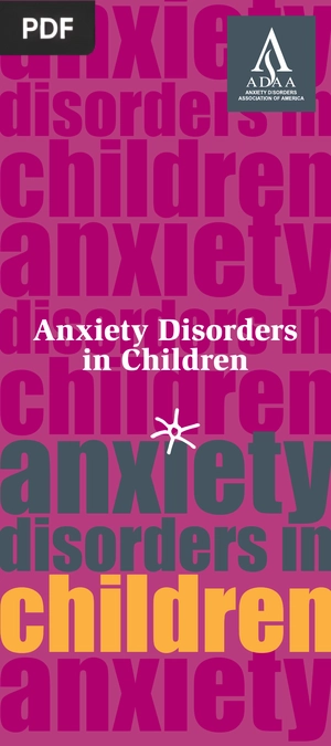 Anxiety Disorders in Children