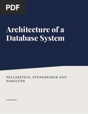 Architecture of a Database System
