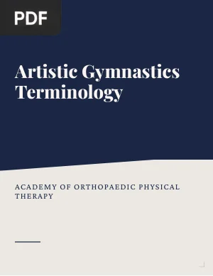 Artistic Gymnastics Terminology