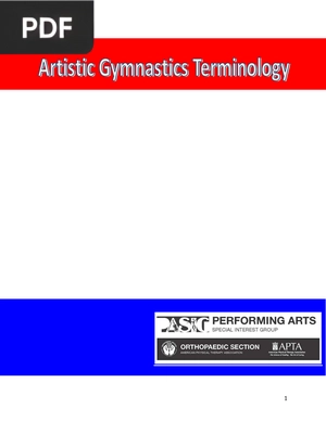 Artistic Gymnastics Terminology