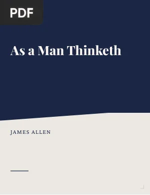 As a Man Thinketh
