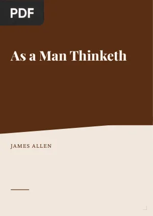 As a Man Thinketh