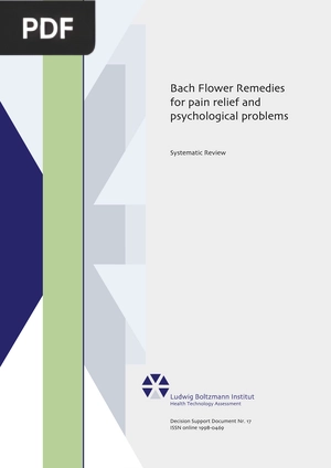 Bach Flower Remedies for pain relief and psychological problems
