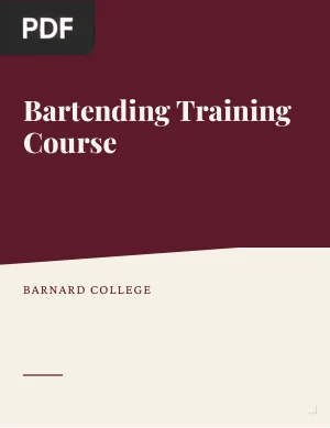 Bartending Training Course