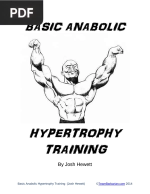 Basic Anabolic Hypertrophy Training