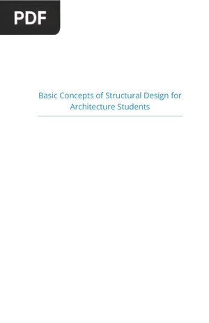 Basic Concepts of Structural Design for Architecture Students