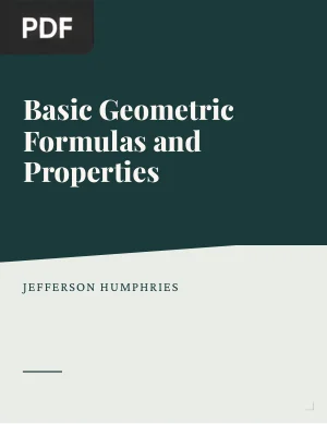 Basic Geometric Formulas and properties