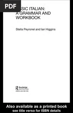 Basic Italian: A Grammar and Workbook