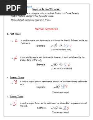 Basic Level Arabic Exercises