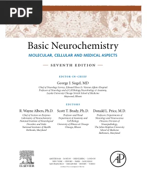 Basic Neurochemistry: Molecular Cellular and Medical Aspects