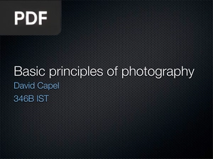 Basic principles of photography