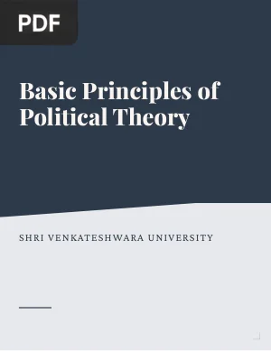 Basic Principles of Political Theory