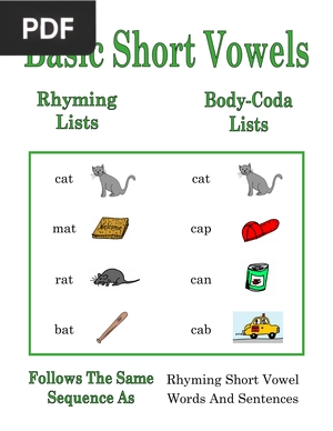 Basic Short Vowels