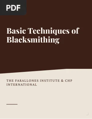Basic Techniques of Blacksmithing: A Manual for Trainers