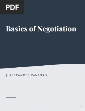 Basics of Negotiation