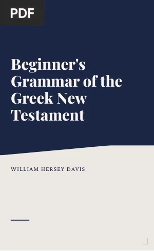 Beginner's Grammar of the Greek New Testament