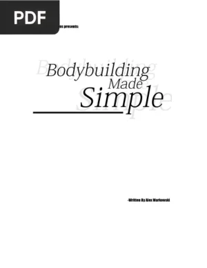 Bodybuilding Made Simple