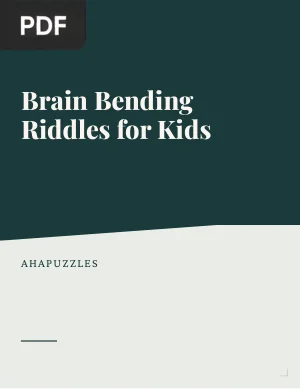 Brain Bending Riddles for Kids