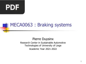 Braking Systems
