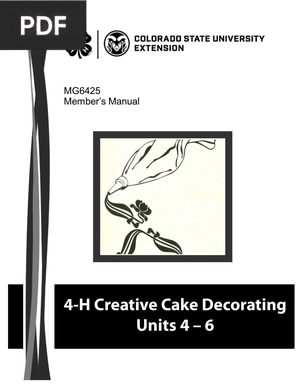 Cake Decorating Units 4-6