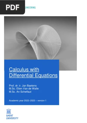 Calculus with Differential Equations