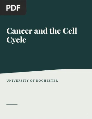 Cancer and the Cell Cycle