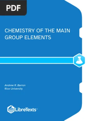 Chemistry of the Main Group Elements