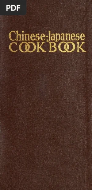Chinese-Japanese Cook Book