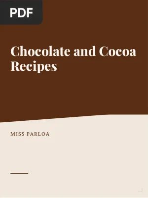 Chocolate and Cocoa Recipes