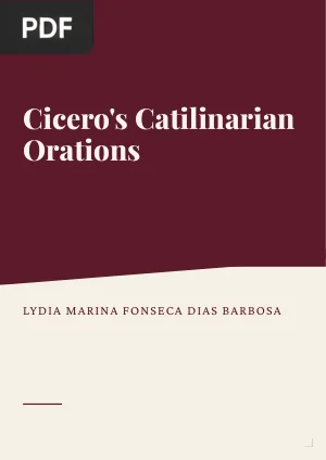 Cicero's Catilinarian Orations: Latin Text with Portuguese Translation