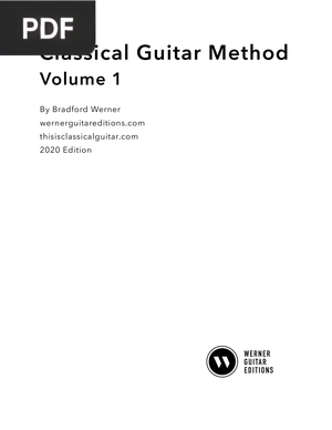 Classical Guitar Method Volume 1