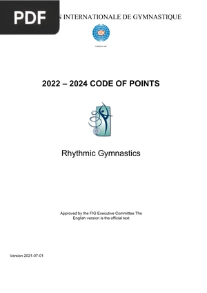 2022 - 2024 Code of Points