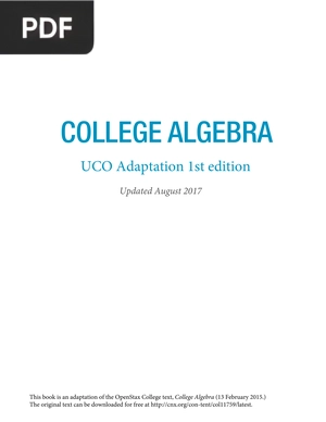 College Algebra