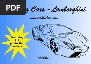 Coloring Cars – Lamborghini