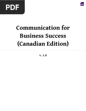 Communication for Business Success (Canadian Edition)