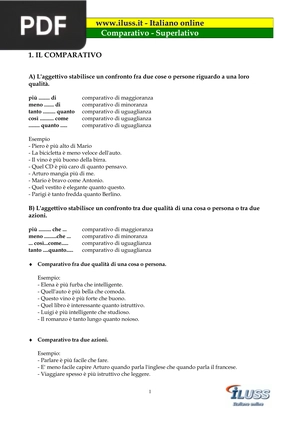 Comparativo - Superlativo