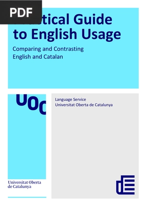 Comparing and Contrasting English and Catalan
