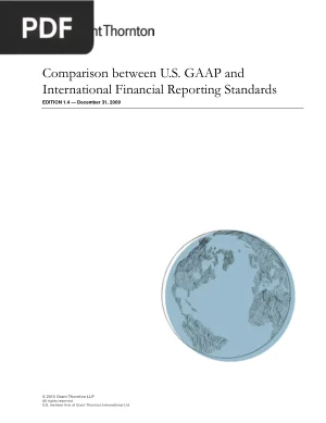 Comparison between U.S. GAAP and IFRS