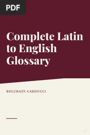 Complete Latin to English Glossary