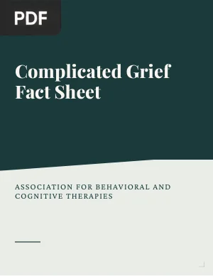 Complicated Grief Fact Sheet
