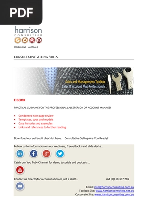 Consultative selling skills