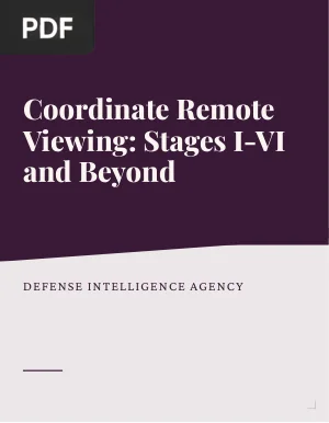 Coordinate Remote Viewing: Stages I-VI and Beyond