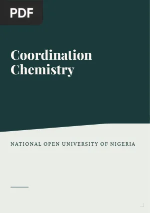 Coordination Chemistry